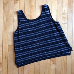 Madewell Boxy Striped Textured Tank Top